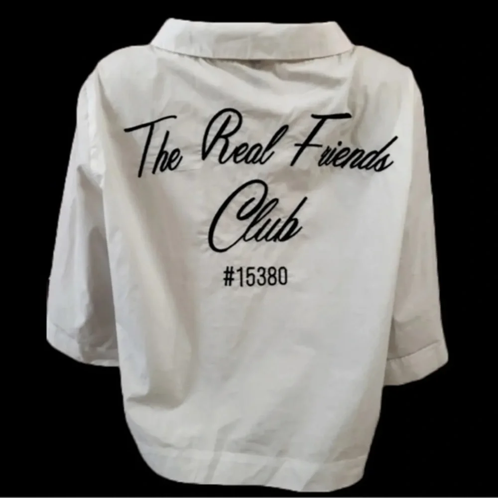 SOLD!!!  ZARA TRAFALUC COLLECTION Size Small Zipper Crop Top The Real Friends - Picture 3 of 9